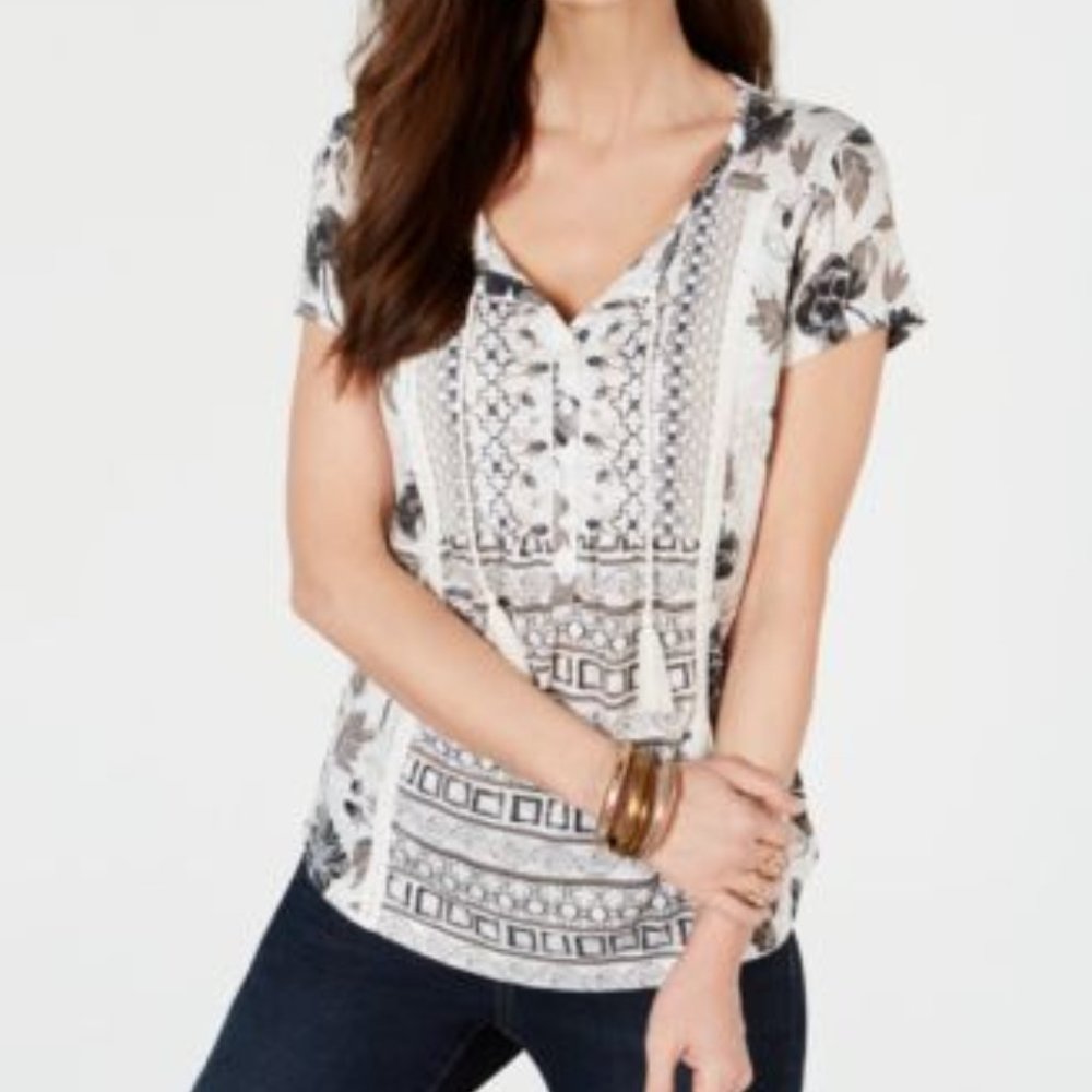 Short Sleeved Printed Shirt